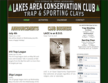 Tablet Screenshot of lakesareacc.com